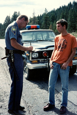 Marc Bookman (right) Marc Bookman and cop