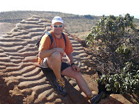 Deon sitting on Ripple Rock