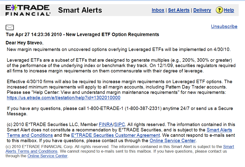 Etrade forex leverage