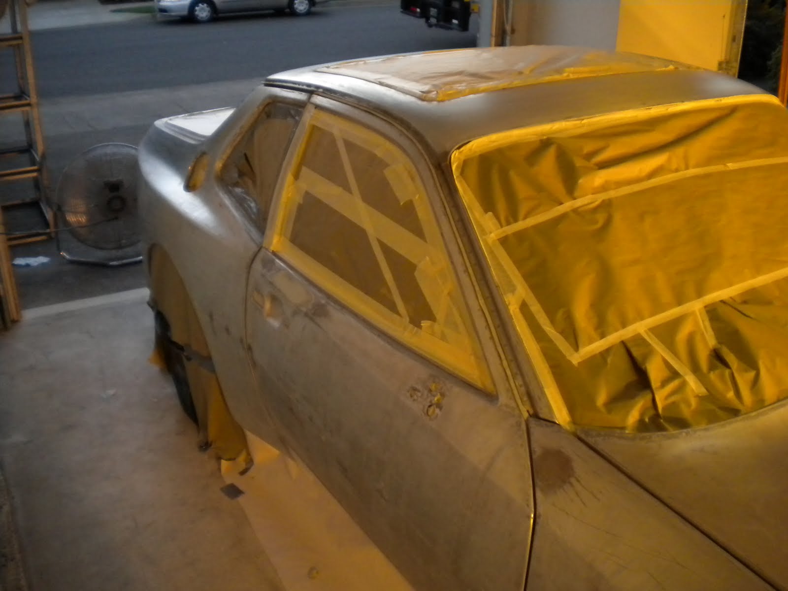 Repainting My 1983 Porsche 944 Mix and spray Etch Primer