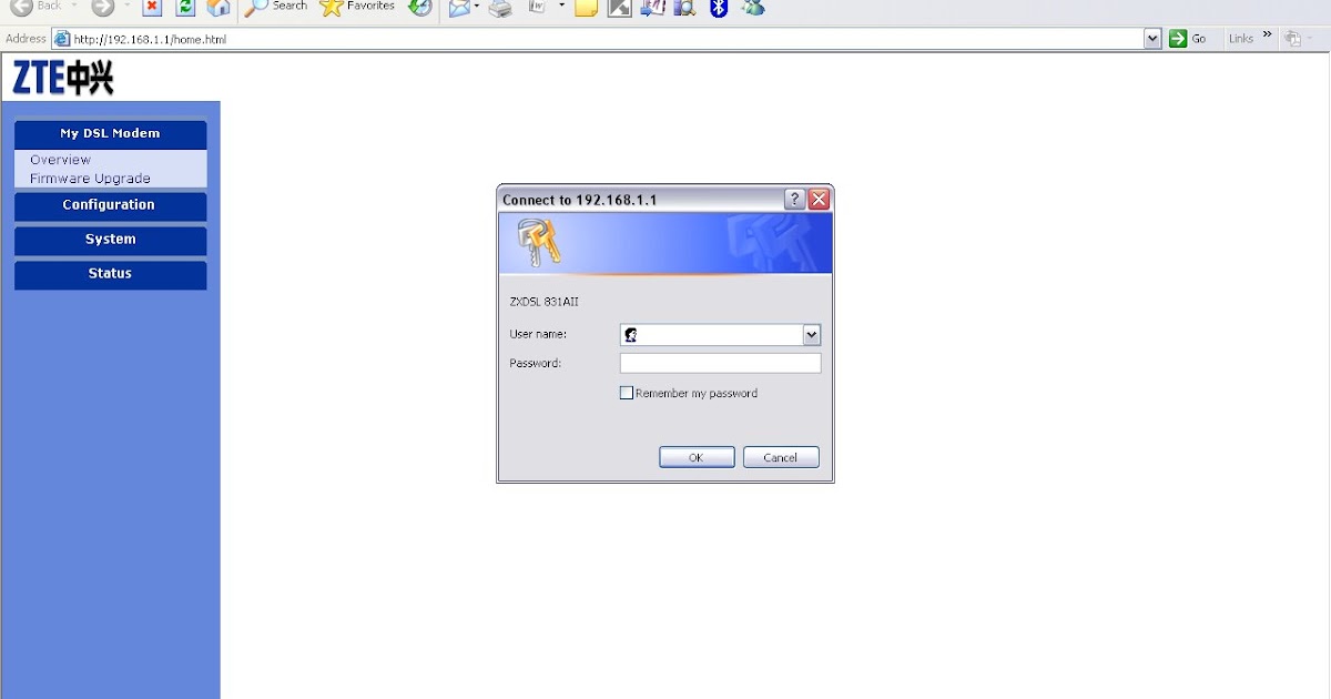 Port forwarding in ZTE ZXDSL 831AII modem Detailed description of port forwarding in ZTE ZXDSL