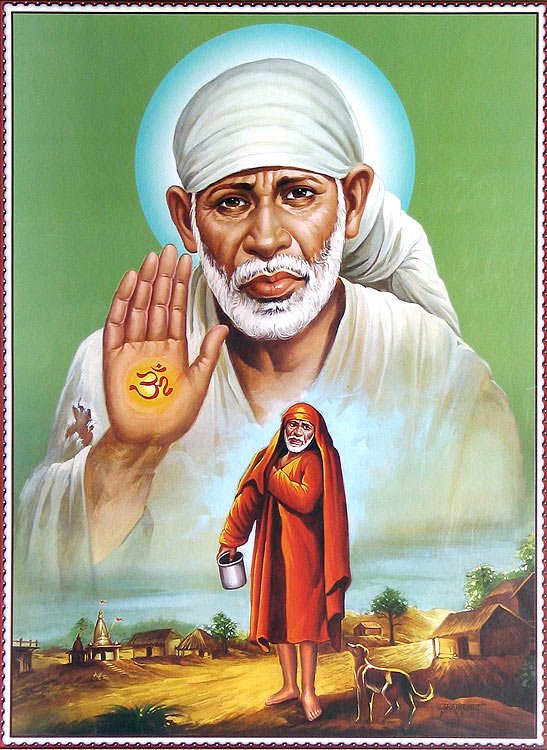 saibaba wallpaper. Shirdi Saibaba wallpaper