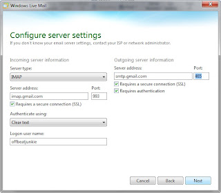 configure your server settings