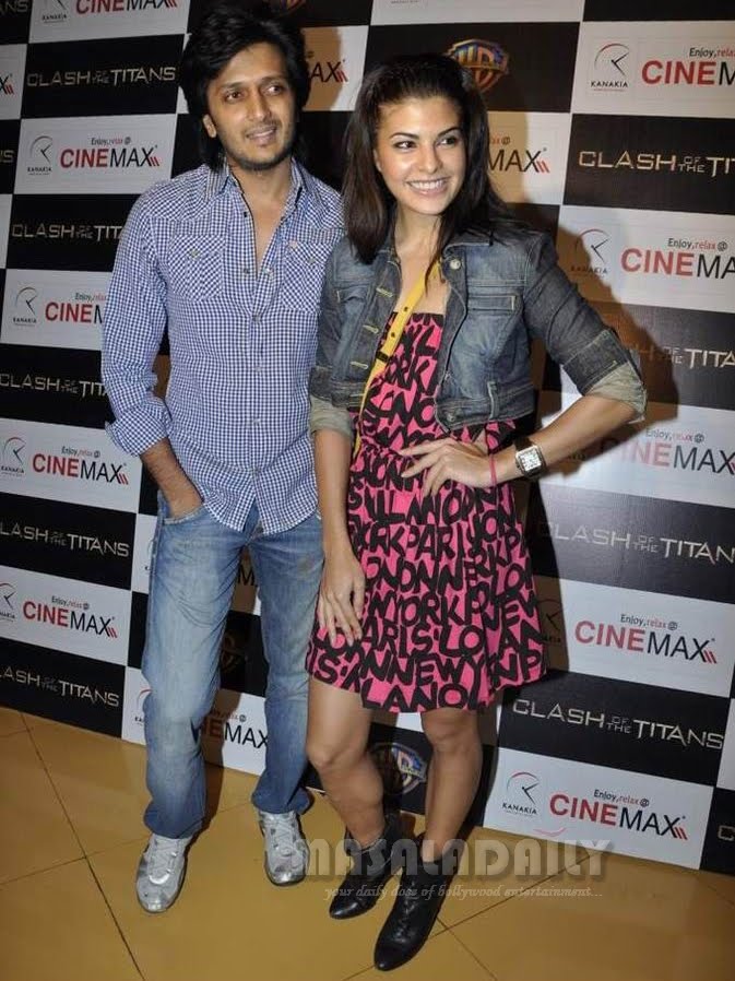 Reitesh Deshmukh and Jacqueline...