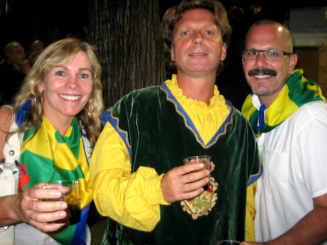 A toast with Susan and Rob