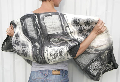 nuno felted wrap