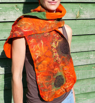 felted scarf