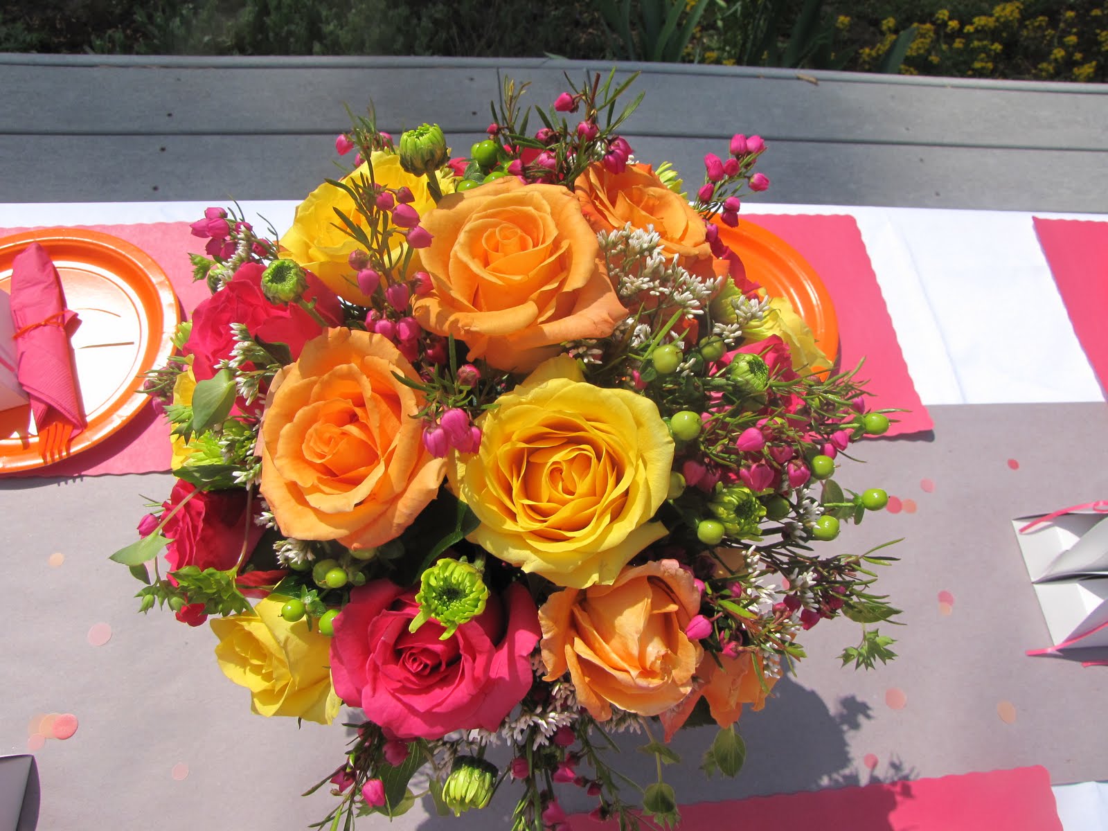 The Gish Family Pink and Orange Bridal Shower