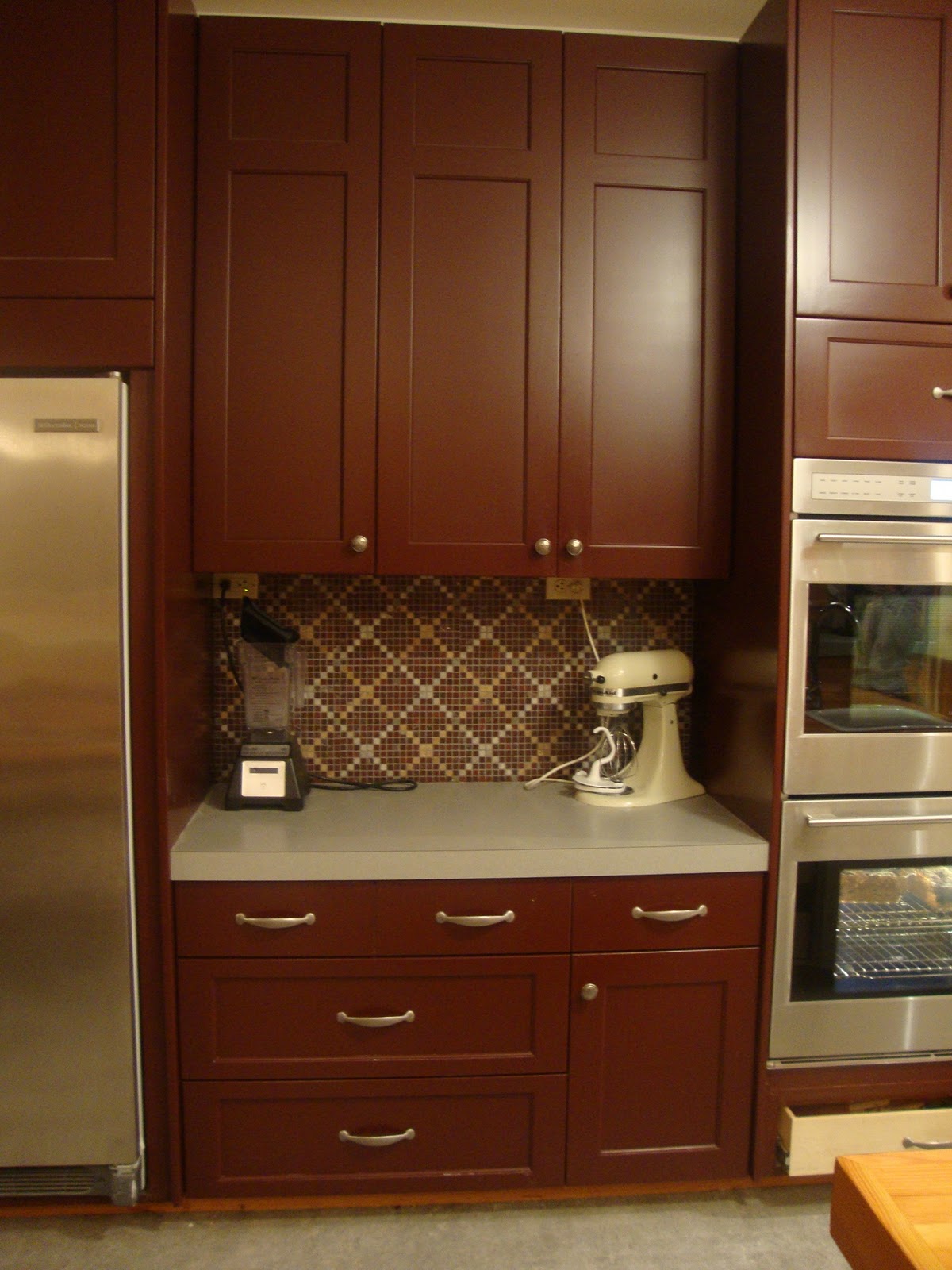 Kitchen aid cabinets Satin versus SemiGloss Kitchen Cabinets