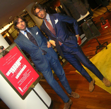 Ostentatious :: Wear a navy sui...