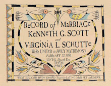 FRAKTUR RECORD OF MARRIAGE $39