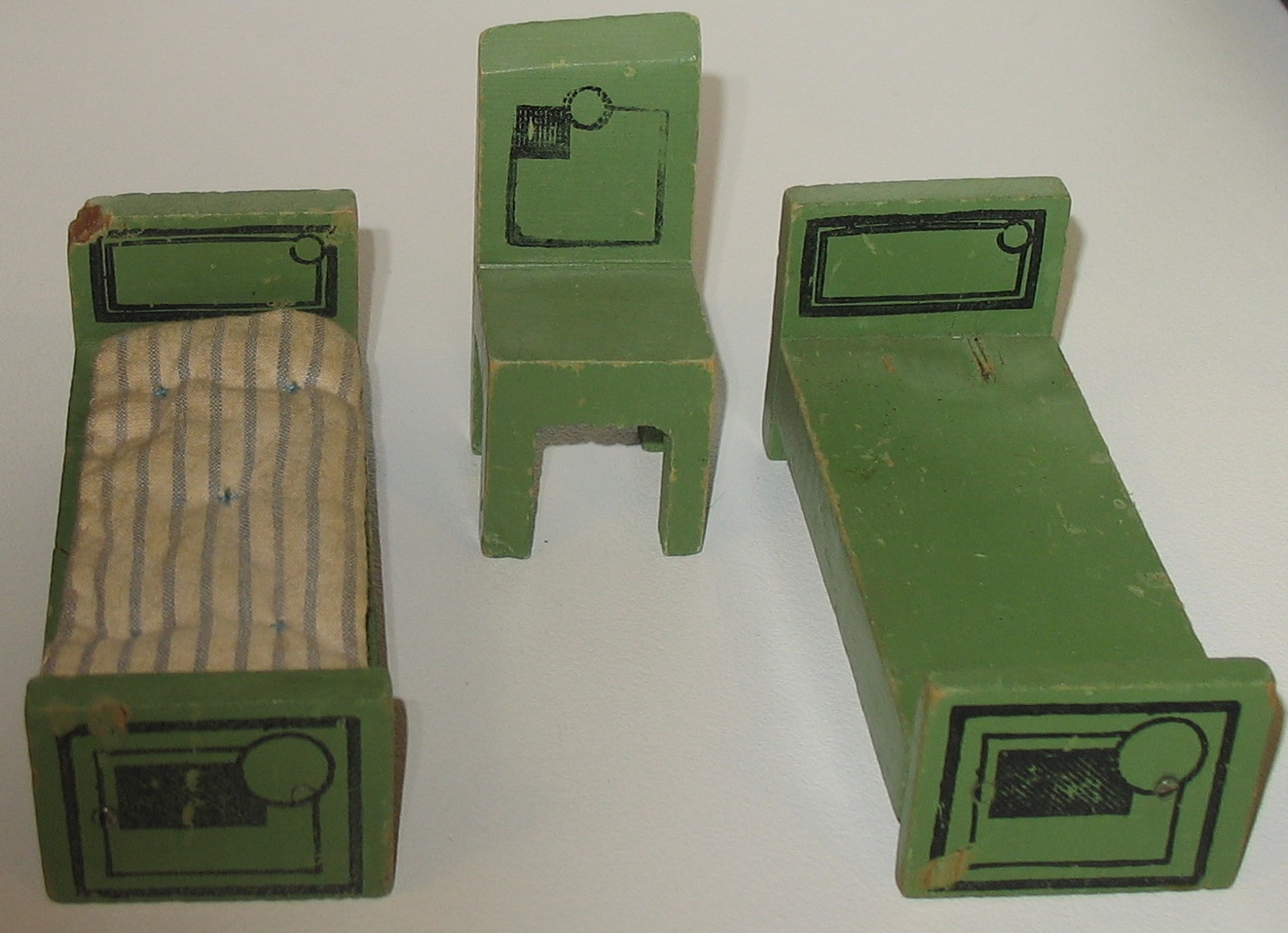art deco dolls house furniture