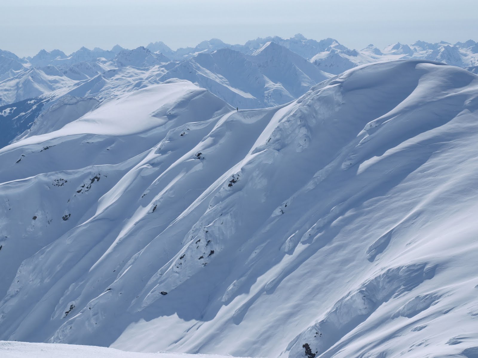 Getting lost Heli skiing Haines