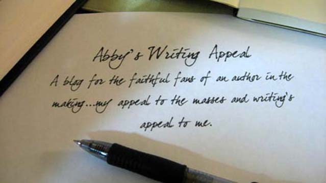 Abby's Writing Appeal
