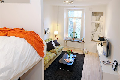 Decoración de casas pequeñas: Un apartamento de 46 metros cuadrados