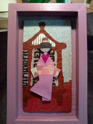 muñecas japonesas de papel