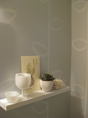 Antes y después: pintando la pared del baño