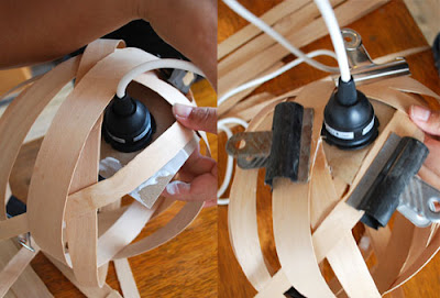 Tutorial: Como hacer una lámpara de varitas de madera