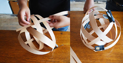 Tutorial: Como hacer una lámpara de varitas de madera