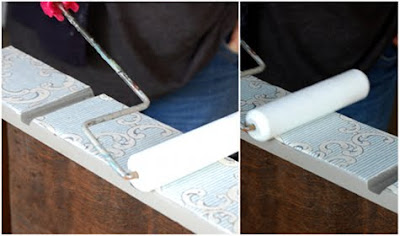 Tutorial, forrar un escritorio, papel, wallpaper, reciclar
