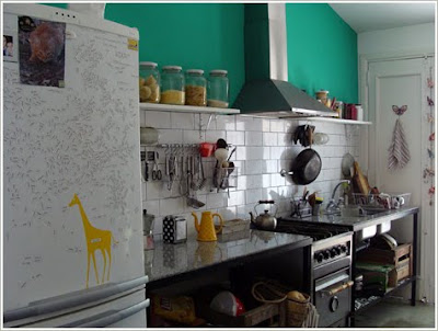 en casa de, decoración, casas, aguamarina