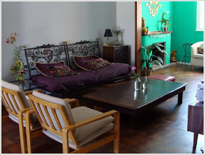 en casa de, decoración, casas, aguamarina