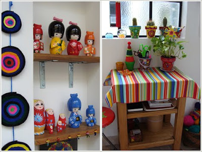 En casa de, decoración, colores, hecho a mano, personalidad