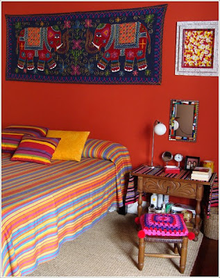 En casa de, decoración, colores, hecho a mano, personalidad