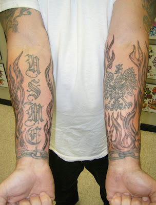 flames tattoo