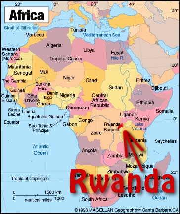 View a detailed map of Rwanda. Map of Africa