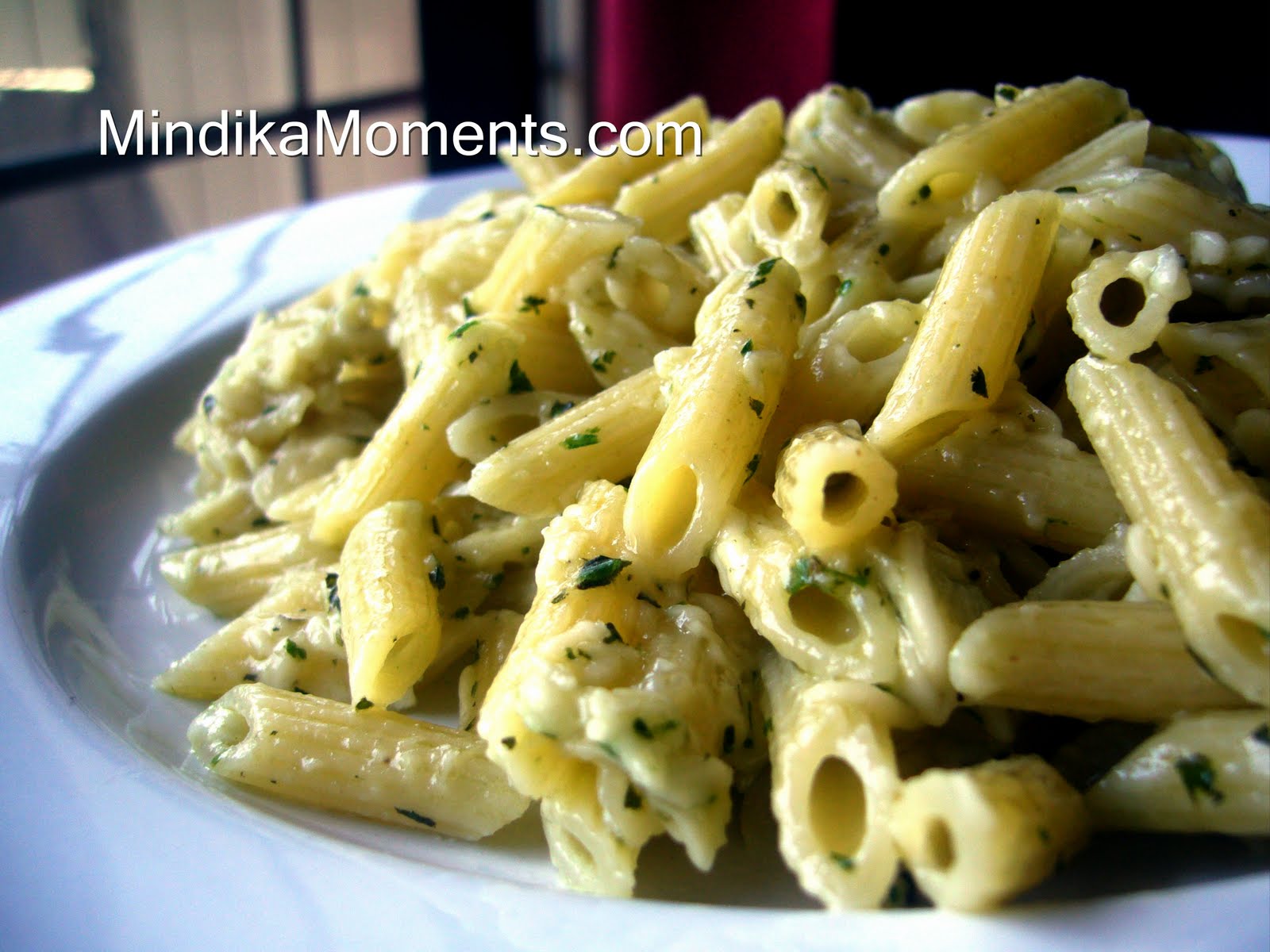 Mindika Moments PASTA WITH HERB BUTTER AND CHEESE