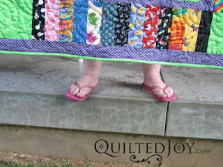 I Spy baby quilt, quilted by Angela Huffman
