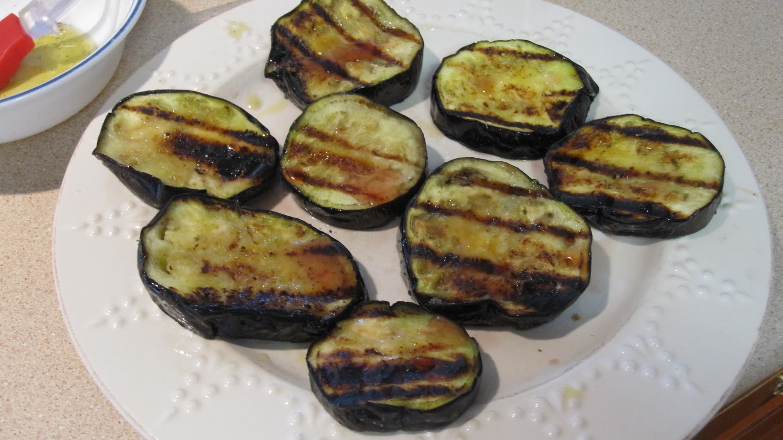 Cannundrums Grilled Eggplant with Pesto and Feta Cheese