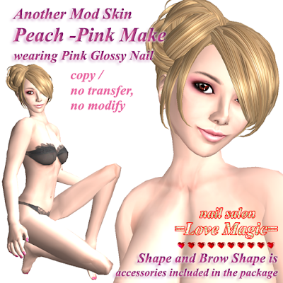 Another Mod Skin Peach -Pink Make