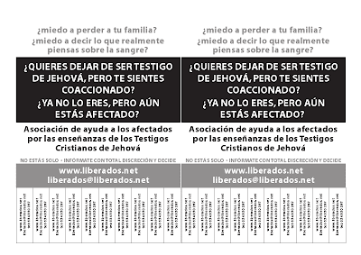 TESTIGOS DE JEHOVA= DESTRUCTORES DE HOGARES Oveja+Negra+(panfleto)