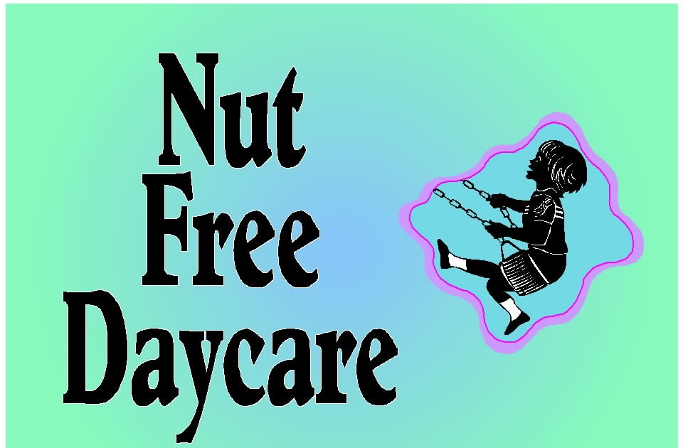 Free Posters and Signs Nut Free Daycare