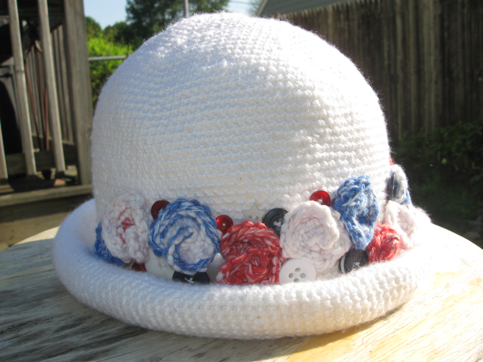 crochet sun hat
