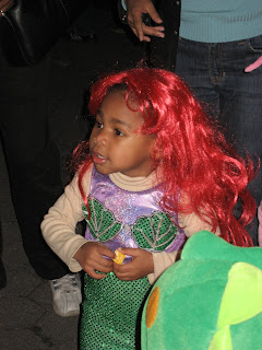 kid at Halloween event