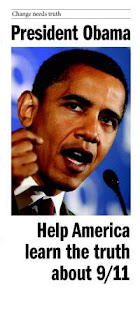 new 9/11 brochure for obama inauguration