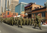 military may patrol bar zone in canadian city