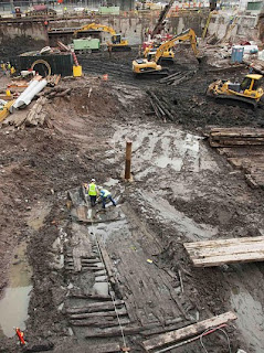 wooden ship from 1700s found at wtc ground zero wooden ship from 1700s found at wtc ground zero