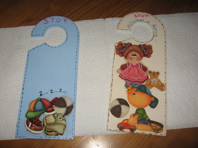 placas de porta com découpage