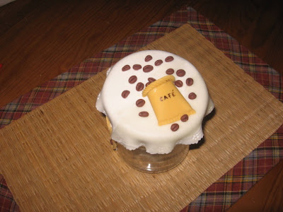 frasco decorados com biscuit