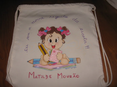 sacola para a escola