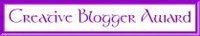 Creative Blogger Award Creative Blogger Award