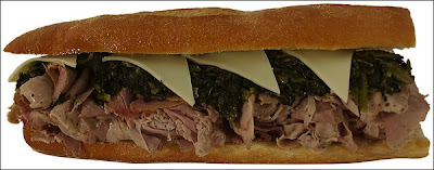 The roast pork italian at tony luke's in philadelphia