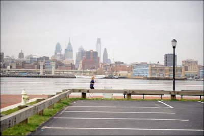 the site of a proposed hilton hotel in camden new jersey