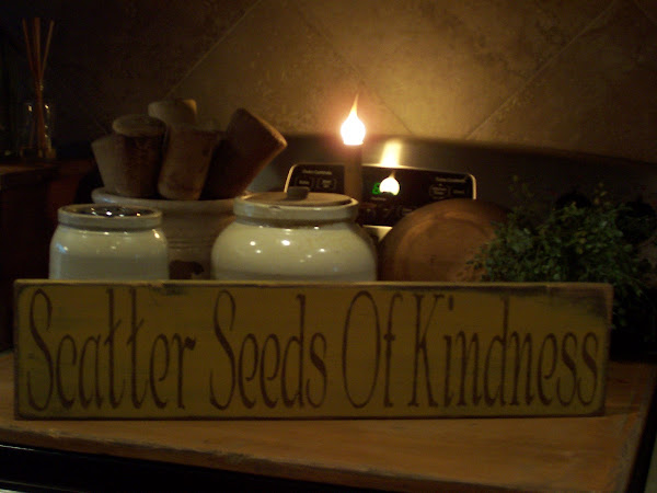 Scatter Seeds Of Kindness sign