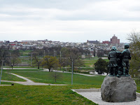 the city falls to the south