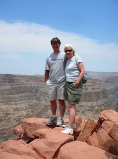 on top of the world at the Grand Canyon